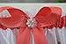 Handmade Coral and white satin wedding garter with iridescent flower and rhinestone, Coral prom and wedding lingerie, Toss or keepsake garter