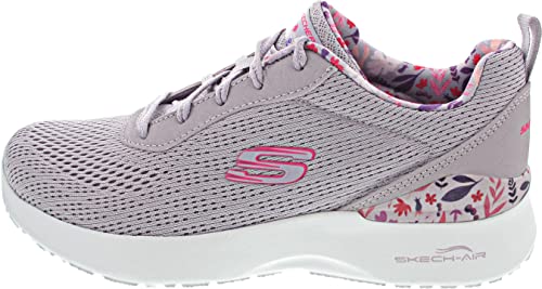 Skechers Skech-Air Dynamight Laid out, Zapatillas Mujer, Lavender Mesh/Multi Trim, 39 EU