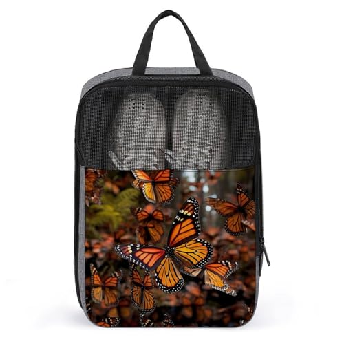 Organizador de zapatos para hombres y mujeres con estampado de mariposas