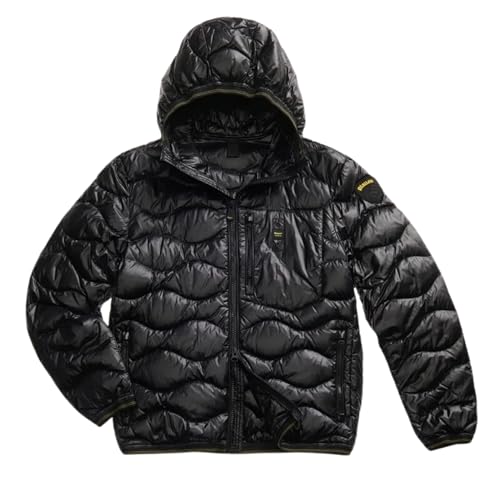 Blauer GIACCA IN PIUMINO ONDULATO NERO WAVE Tg S
