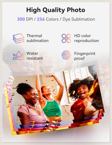 iDPRT 4x6 Photo Printer, CP4100 Instant Photo Printer for
