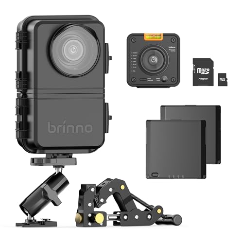 Image of Brinno BCC5000 4K WiFi Time Lapse Camera Bundle - Advanced Imaging Sensor, HDR, IP65 Housing, Mobile App, 6-Month Battery Life with Extended Slots Used, Bluetooth, Construction System