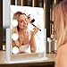 Vanity Mirror with Lights, Hollywood Lighted Makeup Mirror with 3 Color Lighting Modes and 9 Dimmable Bulbs, Detachable 5X Magnification, Smart Touch Control, 360°Rotation, White