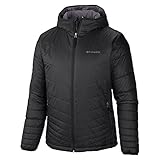 Columbia Sportswear Women's Mighty Light Hooded Jacket, Black, Medium