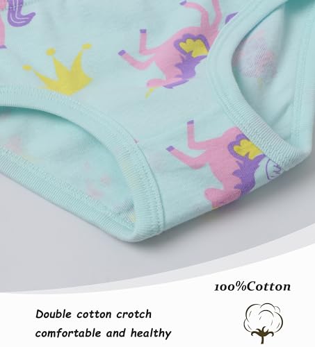 Image of Sladatona Little Girls'Soft Cotton Underwear Comfort Panties Toddler Briefs