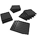 Storex School Locker/Office Cubicle Boot Tray, Black, 18-Pack