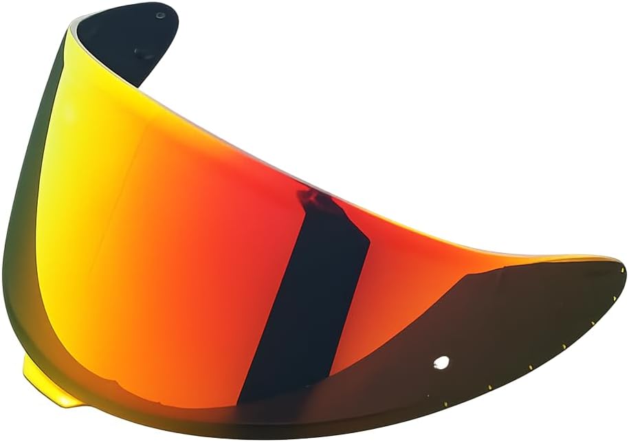 Shoei RF1400 X15 Helmet Visor Replacement Shield, Anti-Fog Sun Shield Accessory Compatible with RF-1400, X15, CWR-2, Z8, X-SPR PRO(Gold Red)
