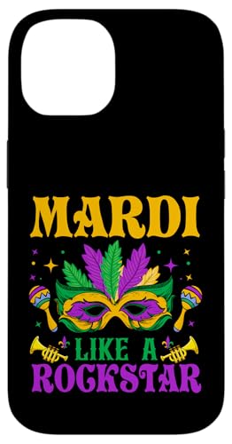 Carcasa para iPhone 14 Mardi como una estrella de rock