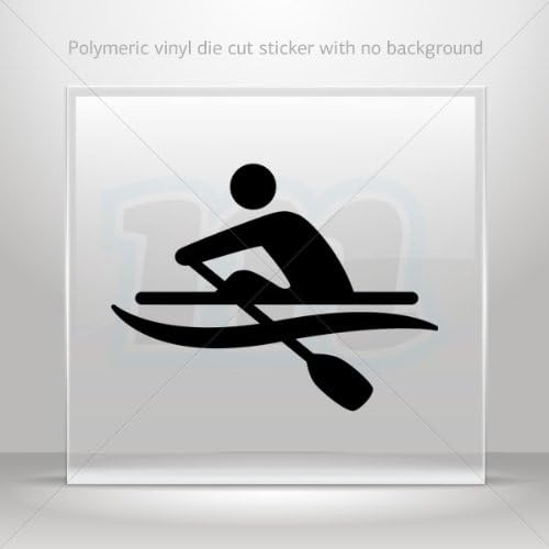 Decals Decal rowing figure Decoration Motorbike Bicycle Vehicle ATV car Laptop Garage 0502 ZKX69