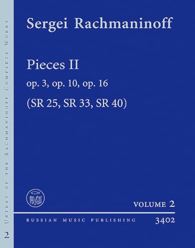 Pieces II Rachmaninoff Critical Edition Complete Works Piano RMP3402 - 2