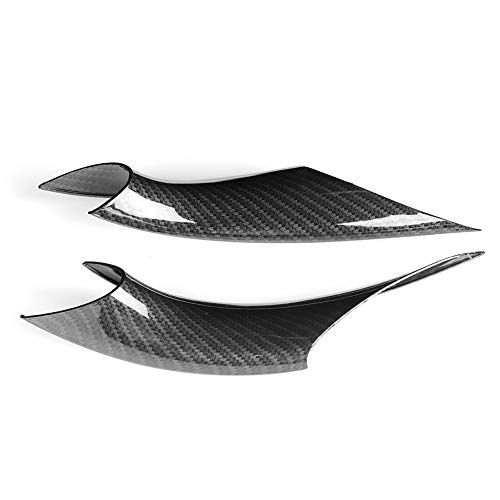 Terisass Interior Door Handle Cover Panel Car Door Pull Handle Decoration Trim 2pcs Carbon Fiber Style Fit for 3 Series 4 Series F30 F80 F82 F33