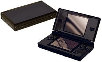 مرآة كروم سوداء - طقم جلد فينيل ديكال مود حسب جلود النظام - متوافق مع Nintendo DS Lite DSL