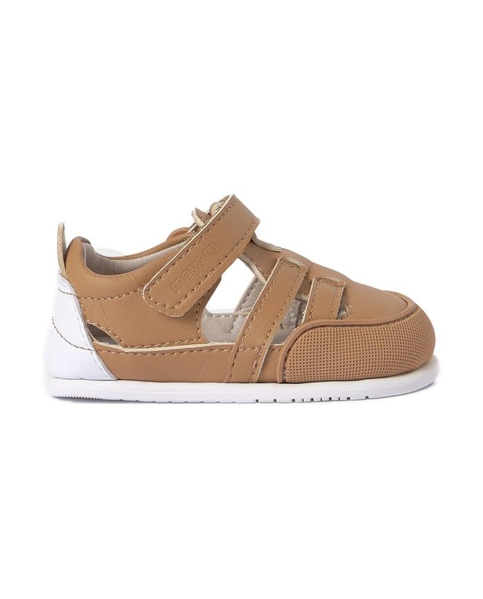 Mayoral 41565 camel en cuir souple aux finitions soignées