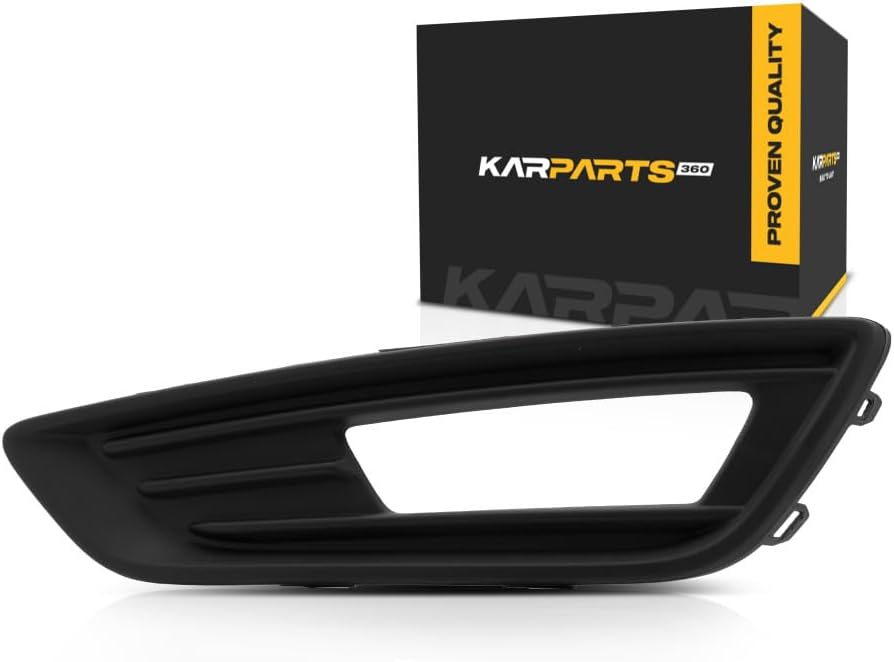 For Ford Focus 2015 2016 2017 2018 Fog Light Trim Driver Side | Front | Matte-Black | With Fog | SE Model | Replacement For FO1038151 | F1EZ15266K