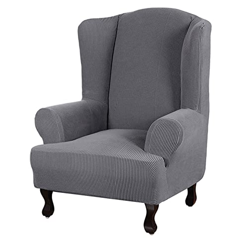 Funda elástica premium para sillón orejero protector jacquard alta gama 2