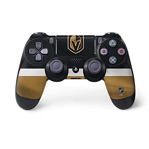 Skinit Decal Gaming Skin Compatible with PS4 Controller - Officially Licensed NHL Vegas Golden Knights Jersey Design