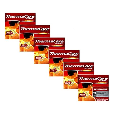 ThermaCare Air-Activated Heatwraps, Neck, Wrist & Shoulder, Pack of 6 (3 Heatwraps Per Pack) Cover