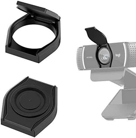 2 Pack Universal Webcam Cover, Desktop Computer External Webcam Lens Cover Shutter Cap Hood, Streaming Web Camera Privacy Cover Clip Compatible with Logitech HD Pro Webcam C270/C615/C920/C930e/C922X