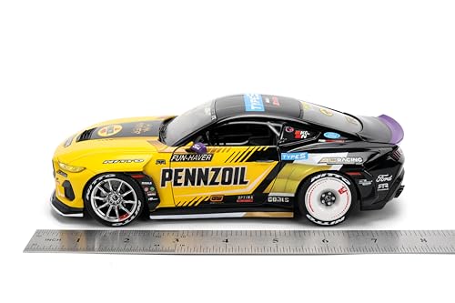 Jada Toys Pennzoil 2023 Ford Mustang RTR Chelsea Denofa 1:24 miniatura 3