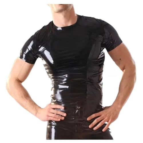 Camiseta de látex hecha a mano de alta gama para hombre