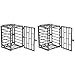 jojofuny 4Pcs Mini Cage Model, Miniature Cage Model Toy, Miniature DIY Cage House, Mini Animal Cage Kids Toy, for Miniature Kids Accessories Ornament Tool Cages