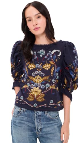 Golden Nature Short Sleeve Blouse
