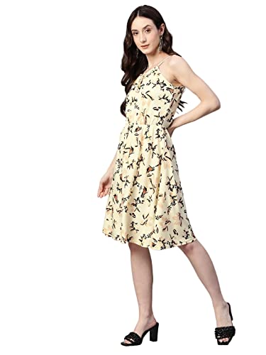 Image of arriva fab Women's Knitted Polyster Printed Dress