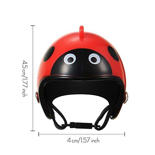 image for Skylety 8 Pieces Hens Helmet Chicken Helmet Pet Safety Helmet Funny Pa