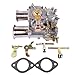 Flynsu (2pcs) 2 Barrel Carburetor 19600.060 Replacement for Weber 45 DCOE 45mm Side Draft Twin Choke Carb Replacement for Datsun 240 260 280Z 510