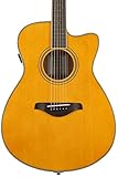 Yamaha Yamaha FSC-TA TransAcoustic Concert Cutaway Acoustic-electric Guitar - Vintage Tint