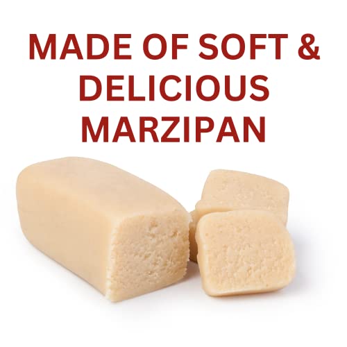 Fruit Shaped Marzipan Candies In Gift Box, Delicious Almond Vegan Candy Snacks, Easter Treats And Basket Stuffers For Men And Women, 8 Pieces (Single Marzipan) #TOP4