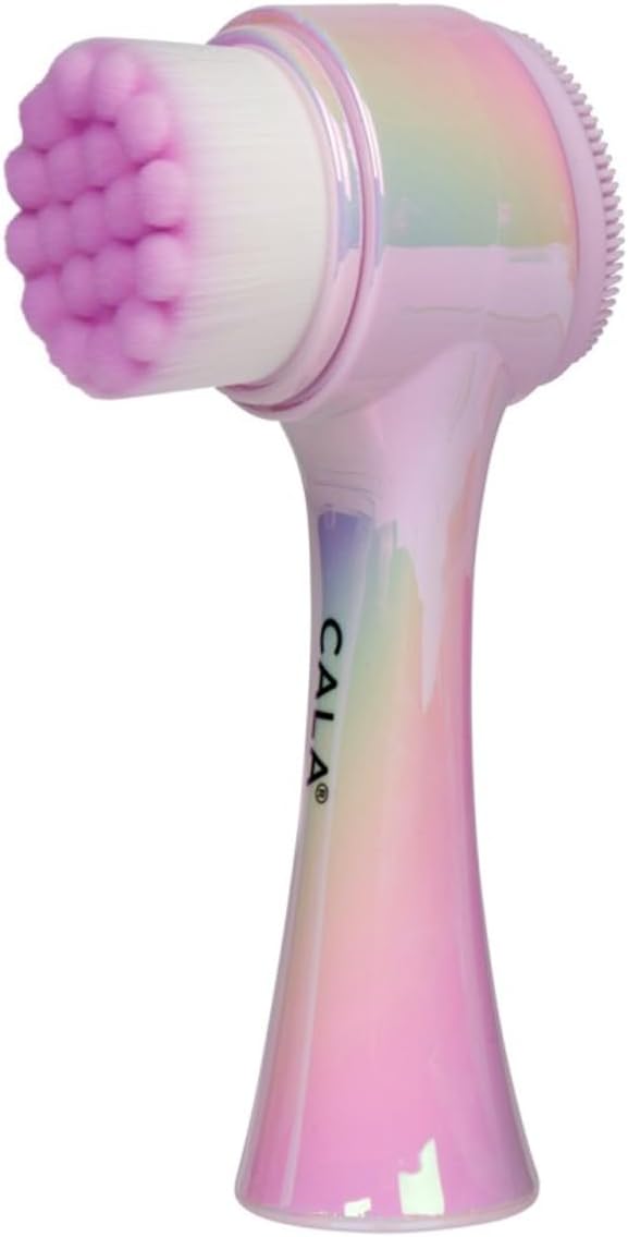 Dual-Action Facial Cleansing Brush (Iridescent Lavender)