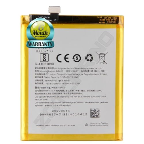 Image of Original BLP637 Battery for OnePlus 5 / OnePlus 5T Battery with 6 Month Warranty****(N143)