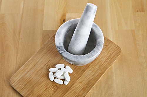 Imusa Usa Small 3.8" Marble Mortar And Pestle For Grinding And Crushing #TOP5