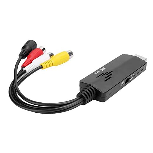 Video Grabber, VHS till Analog Digital Converter, VHS to DVD Converter, HDMI till AV kort kabeladapter, USB till Digital Video och Audio Converter, för TV, VHS, VCR, DVD -brännare