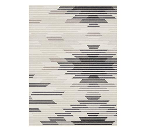 Tapis de table basse 140x200cm moderne motif géométrique D - 2