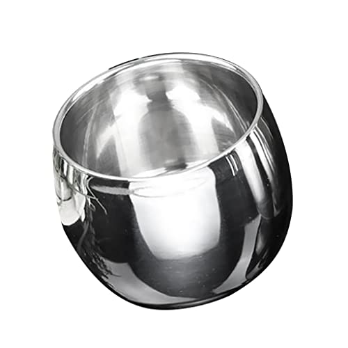 Baoblaze Canecas de Cerveja 2 Peças de aço Inoxidável Canecas de Leite, Café E Chá de Parede Dupla