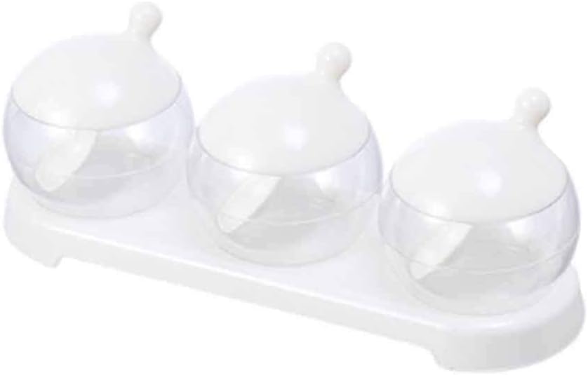 1 Set Seasoning Box Pepper Spice Shaker Salt Seasoning Container Plastic Kitchen Cruet Condiment Bottle Jars(black-JoJo's Bizarre Adventure1)