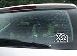 Chi Omega Car Decal wall saying vinyl lettering art decal car decal wall saying vinyl lettering