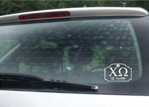 Chi Omega Car Decal wall saying vinyl lettering art decal car decal wall saying vinyl lettering