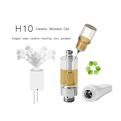 Pack of 5 CBD Refillable Vape Cartridge (0.5 ml) Evaporator (510 Thread)  for CBD and Thick Oil Vape Pen Compatible with Kanavape, Bud Touch, or Pen  (Black) : Amazon.de: Electronics & Photo