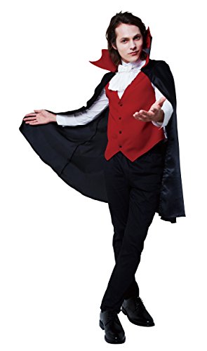 Preisvergleich Produktbild MAGICALBODY magische Vampir Kostuem Herren ~ 180cm [Clear Stein Genuine]