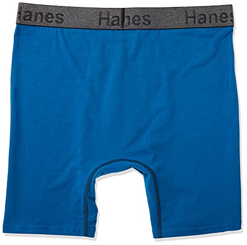 Hanes Men's Boxer Briefs Pack, Moisture-Wicking Cotton Blend Underwear 3-Pack, Foulsmell-Control Sexy Boxer Briefs, 3-Pack #TOP2