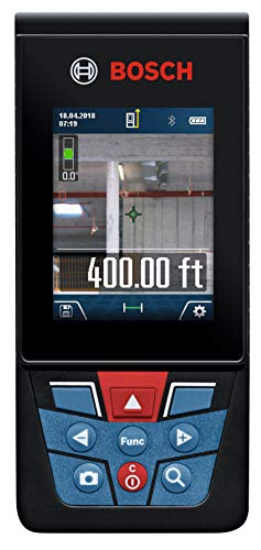 Bosch Glm400C Blaze Outdoor 400Ft Bluetooth Connected Laser Measure With Camera And Aa Batteries #TOP1