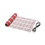Kit de calefacción por suelo radiante eléctrico. Estera de calefacción de piso eléctrico Tamaño grandeMat de calefacción La baldosa cerámica Sistema de calefacción de piso de piso Cable de calefacció