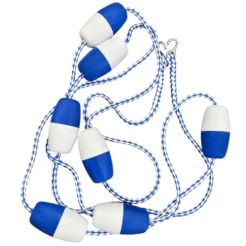Structure flottante stable de 13 x 7 cm avec balle flottante pour ligne de nage