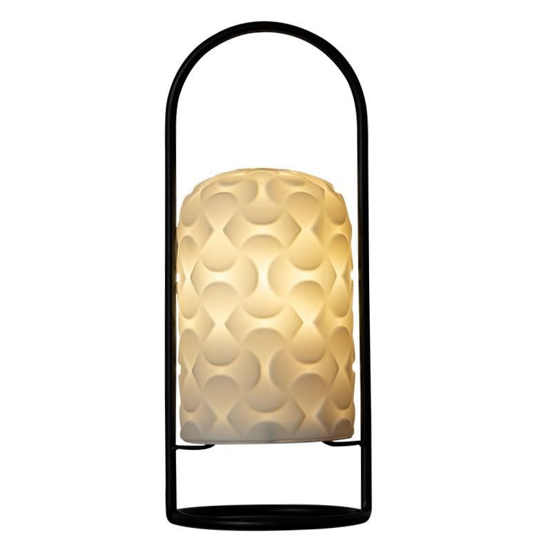 Lampa Stołowa Mała lampka nocna, domowa atmosfera, mały prezent, dekoracja Romantyczna lampka na biurko | Elegant ceramic desk lamp creates warm ambiance for bedroom, living room, office, or dorm. Ideal gift.
