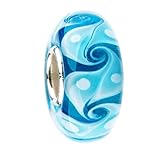 Sterling Silver Core Handmade Murano Glass Bead European Style Charms