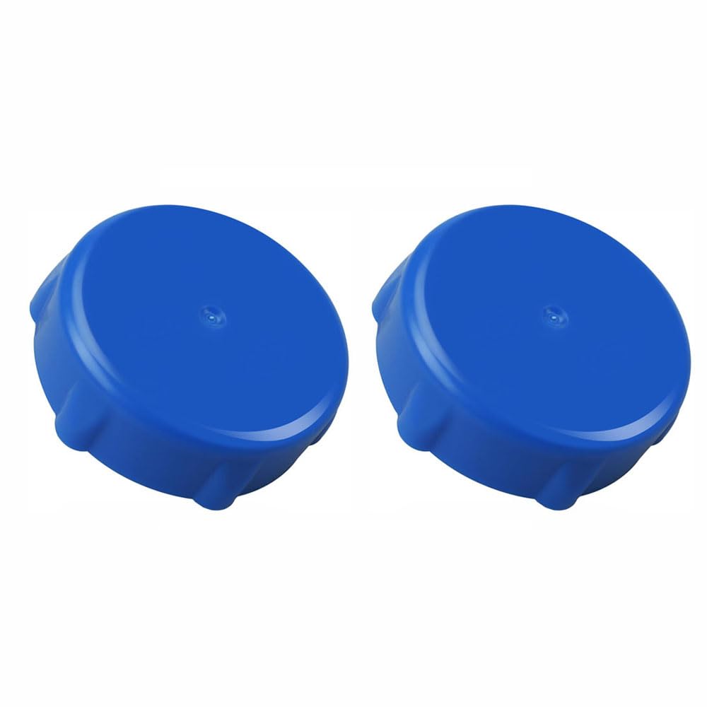 2Pcs Drain Valve Cap, P01006 Swimming Pool Drain Valves Caps Diameter 4.6cm/1.8in Plastic Swimming Pool Accessories Compatible with Coleman (Blue)