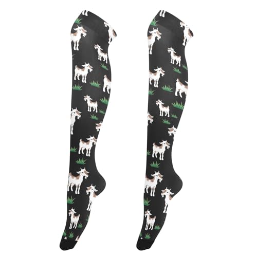 Image of Women's Thigh High Socks Long Over Knee Socks Thick Leg Warm Boot Stockings